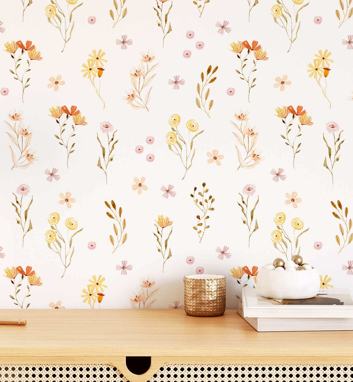 Artwork Hand Painted Seamless Wallpaper