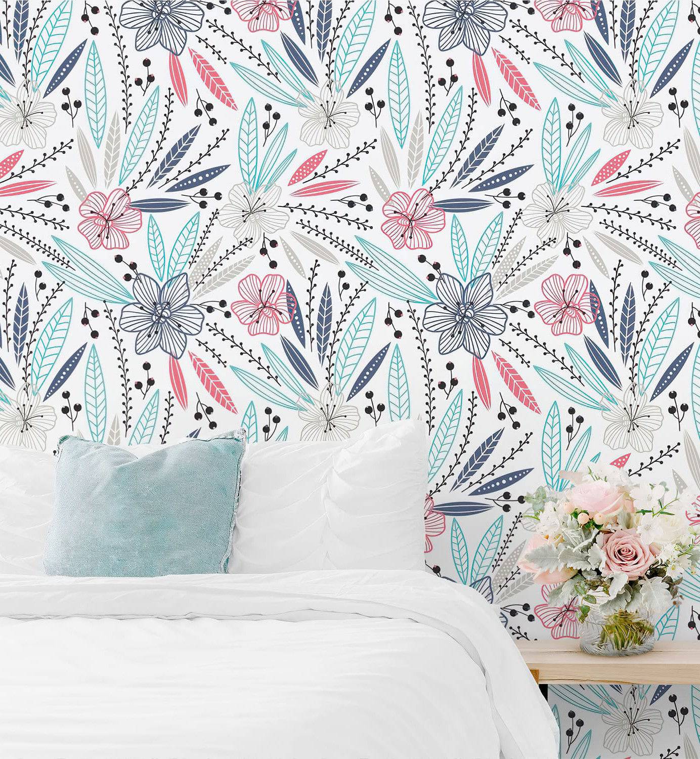 Soft Floral Wallpaper