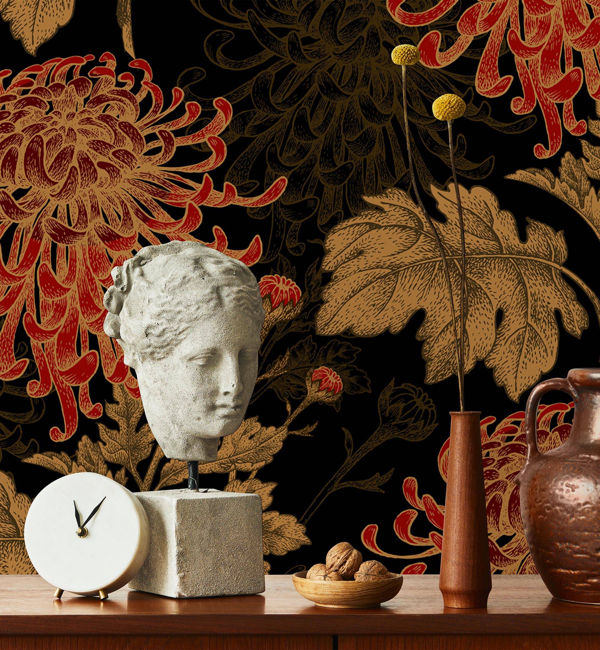 Luxury chrysanthemum Wallpaper