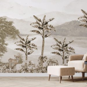Tropical Forest landscape Wallpaper