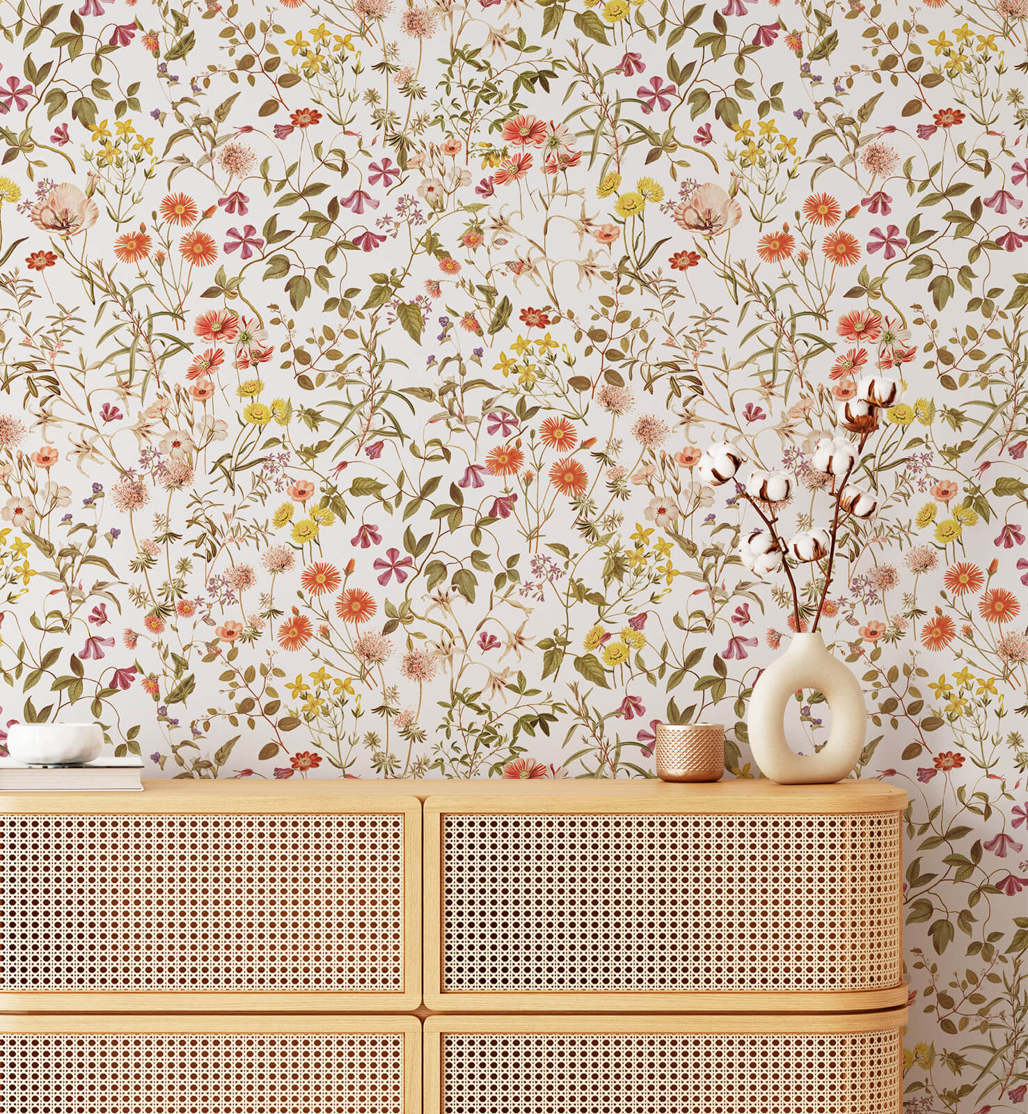 Hand Drawn Botanical Illustration Wallpaper