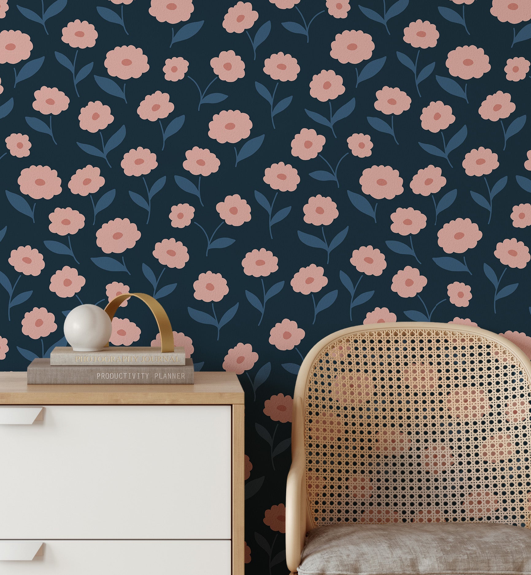 Blooming Garden Floral Wallpaper