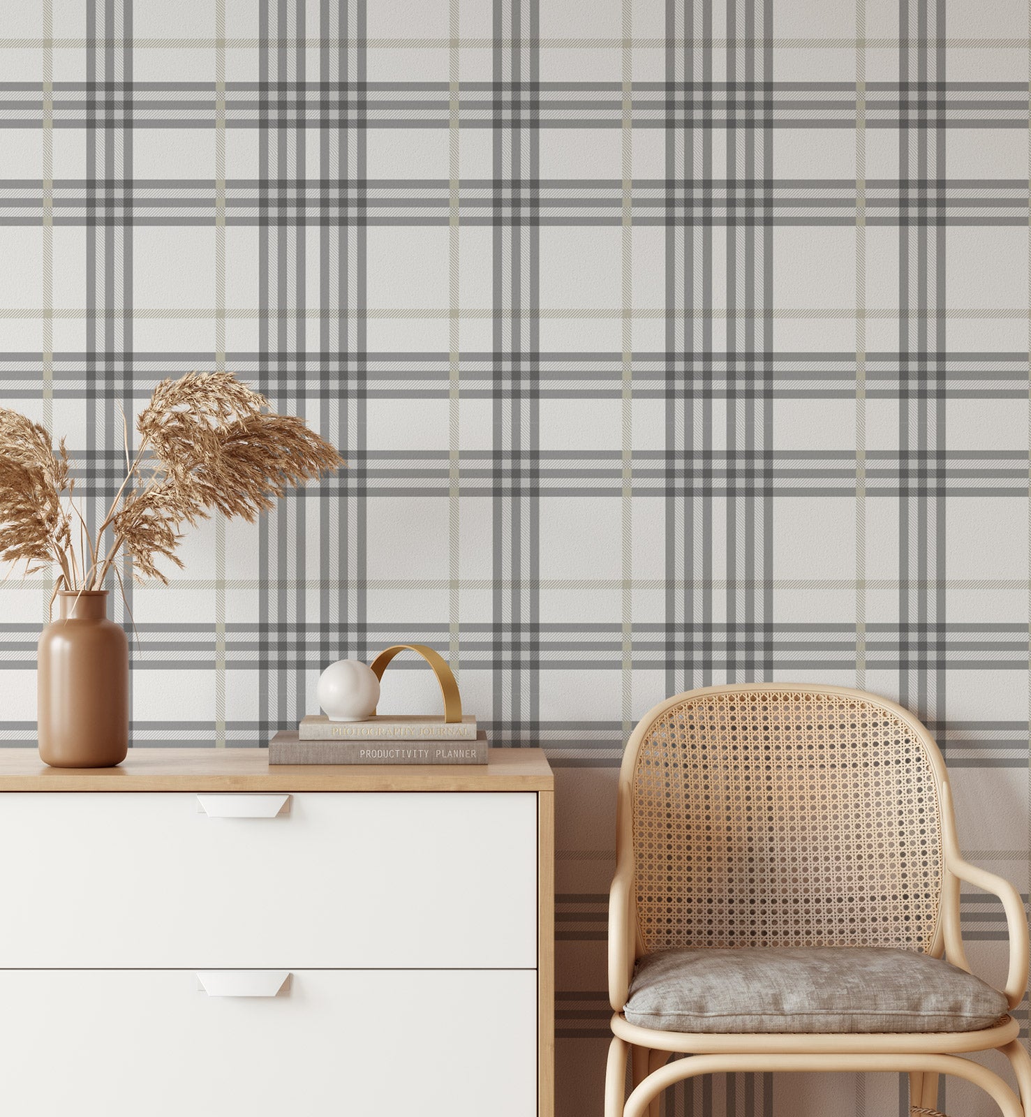 Tartan Check Soft Seamless Wallpaper