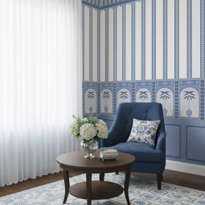 Ethnic Indian Strip Wallpaper