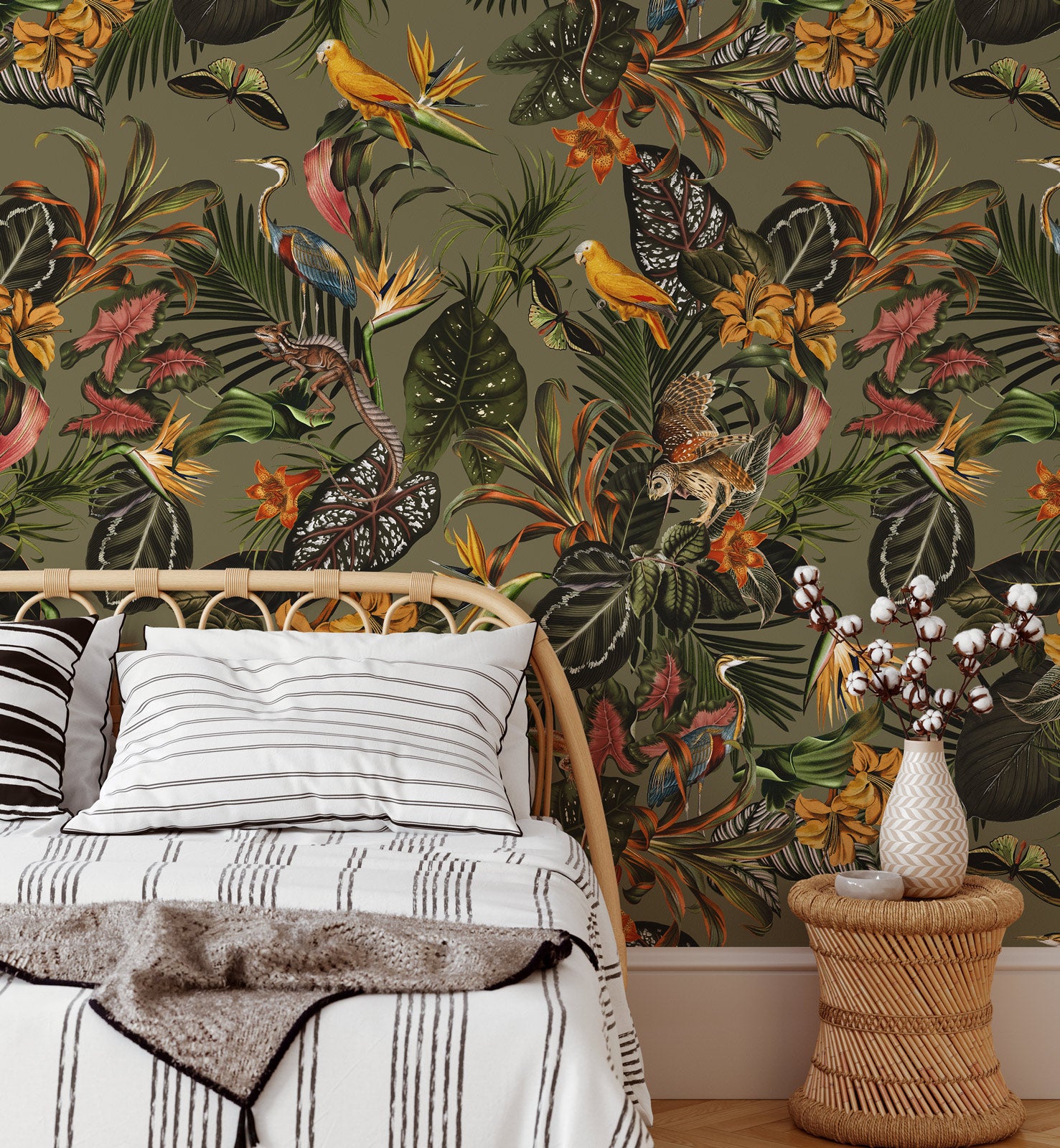 Tropical Wild Botanic Wallpaper