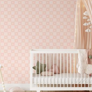 Pastel Diagonal Stripes Seamless  Wallpaper