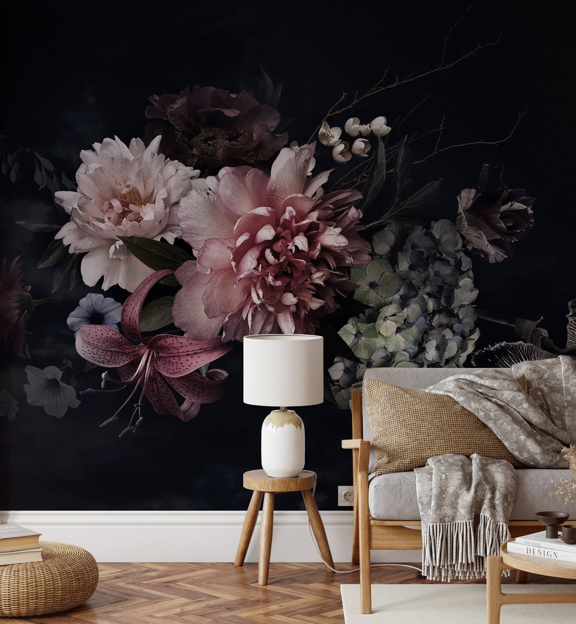 Dark Retro Vintage Wallpaper