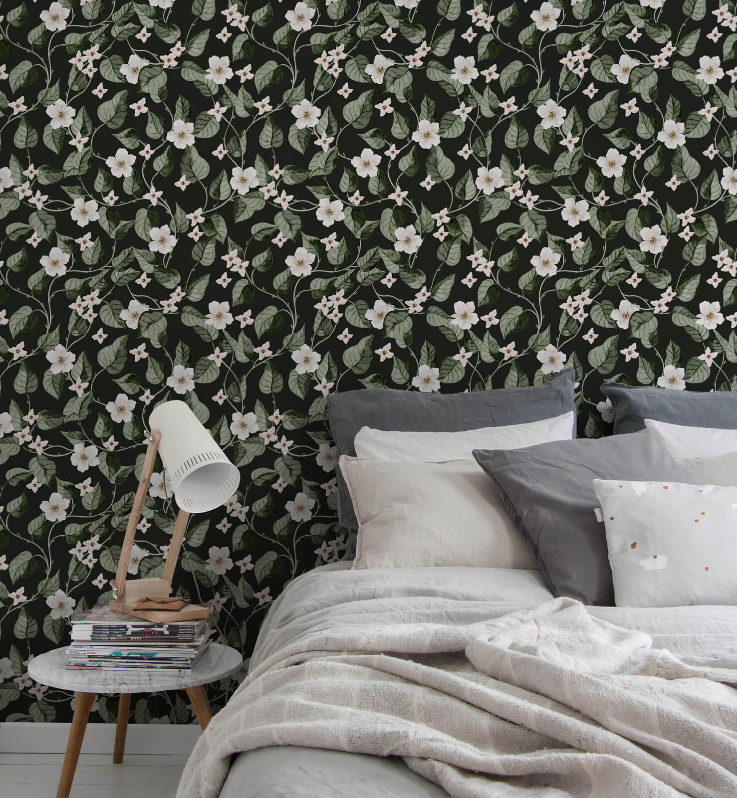 Magnolia Glorious Watercolor Wallpaper