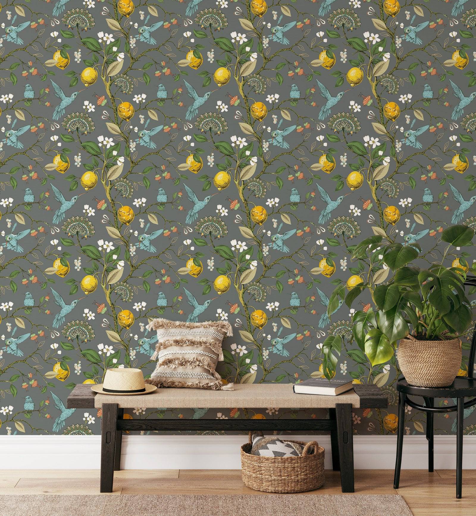 Blooming garden Wallpaper