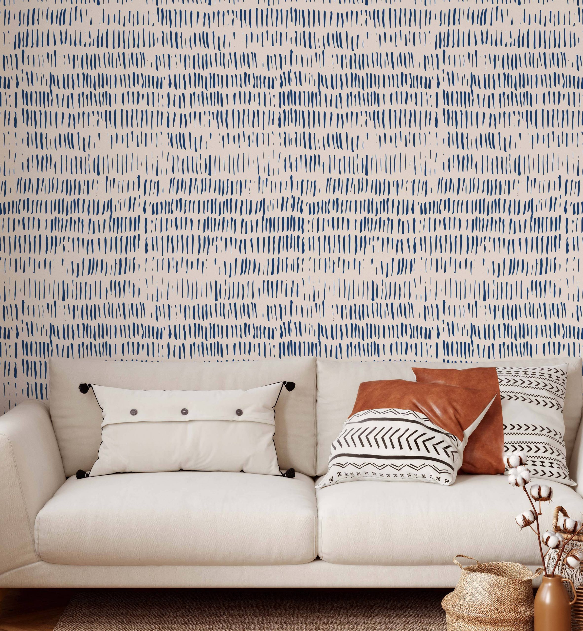 Shibori Stripes Wallpaper