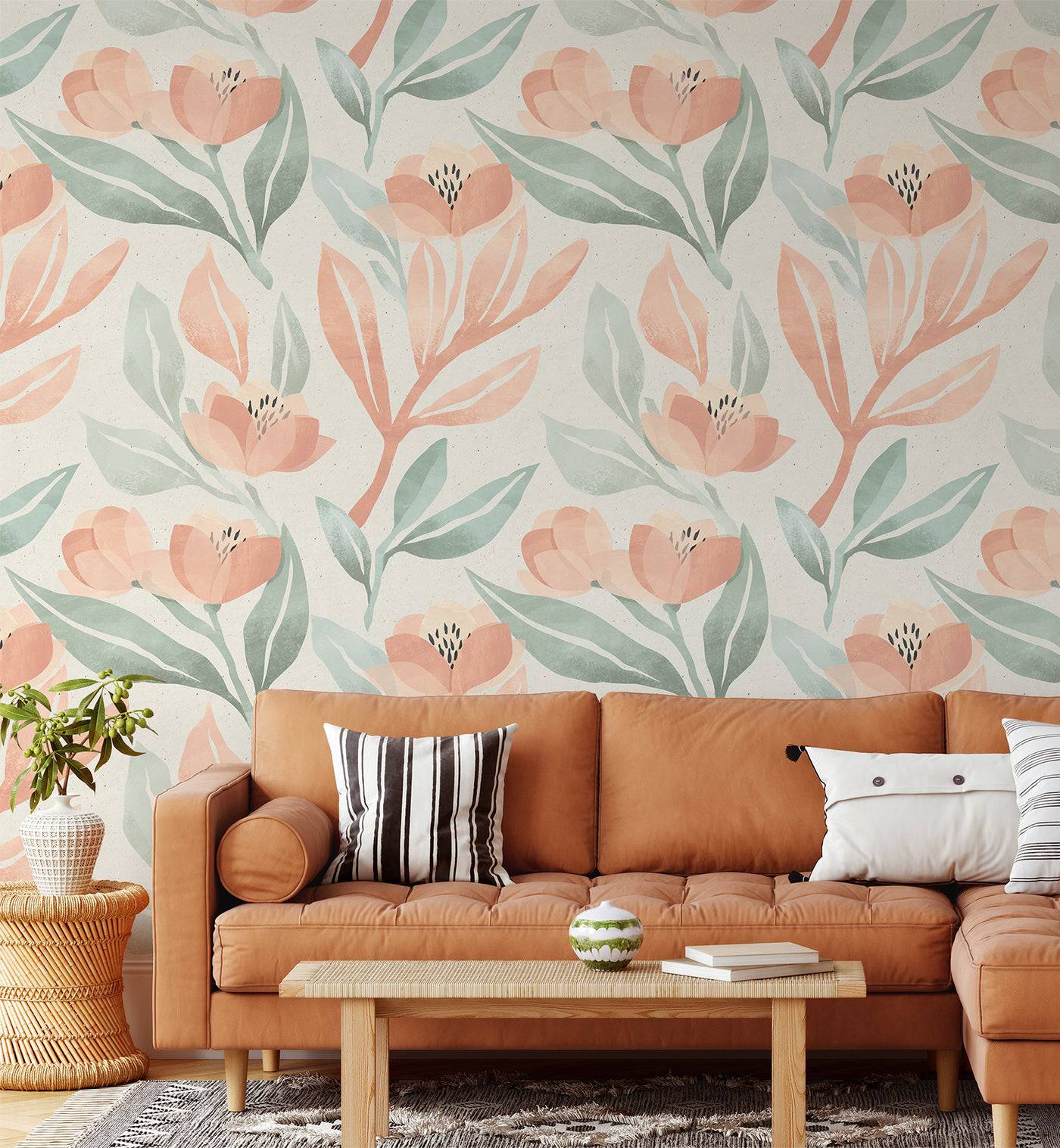 Watercolor Tulip Wallpaper
