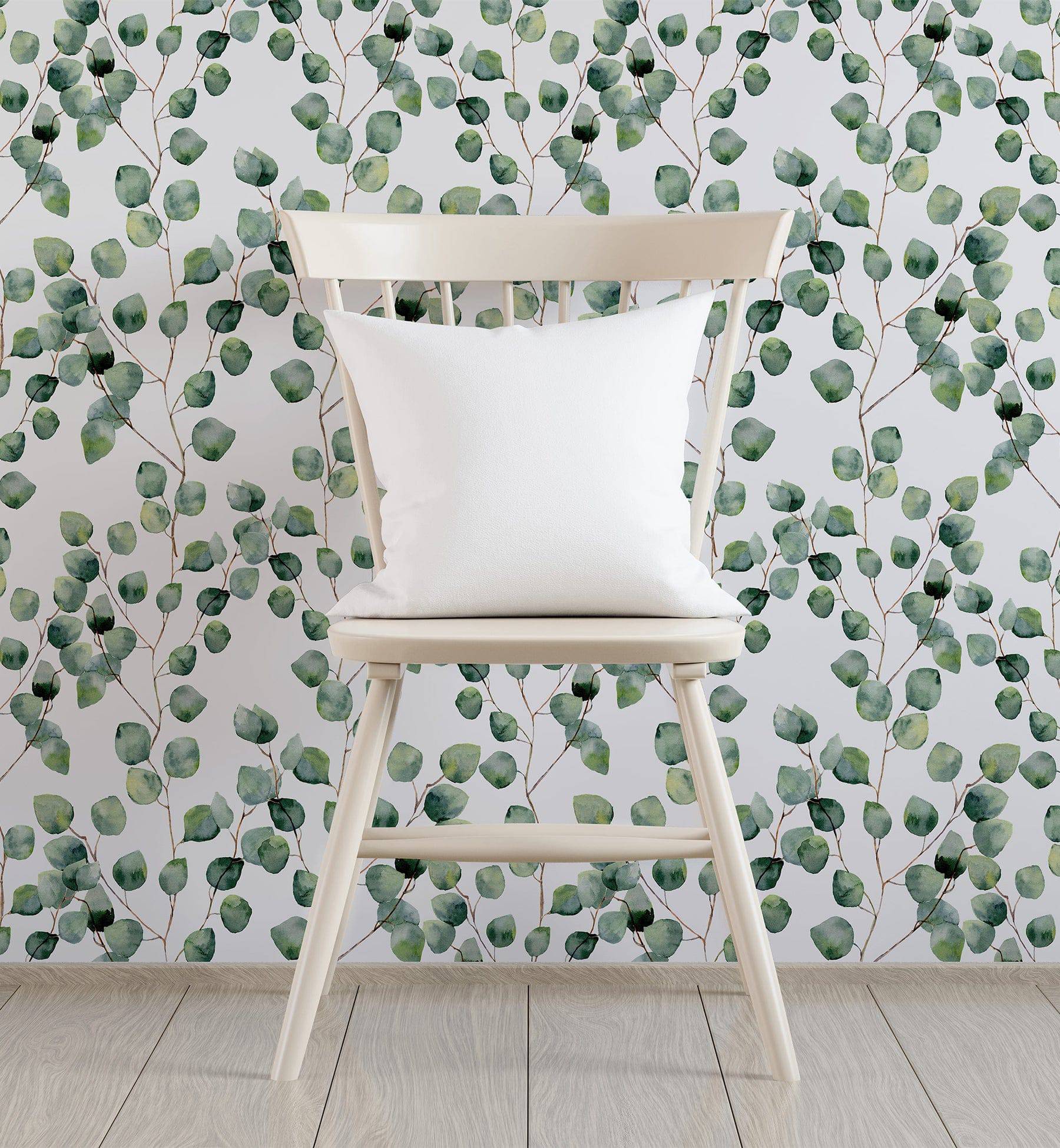 Watercolor Eucalyptus Wallpaper