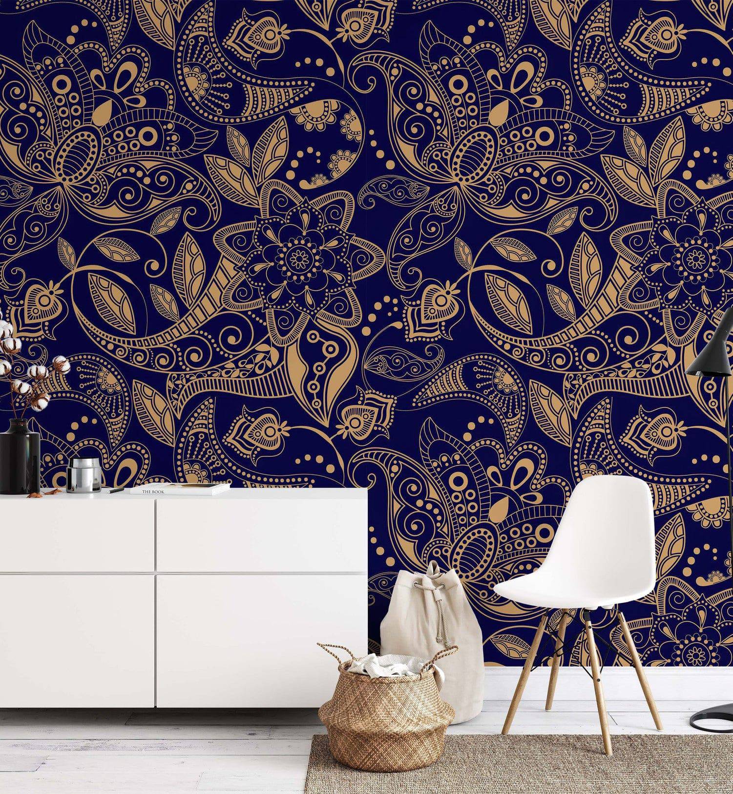 Ornamental Pattern Wallpaper