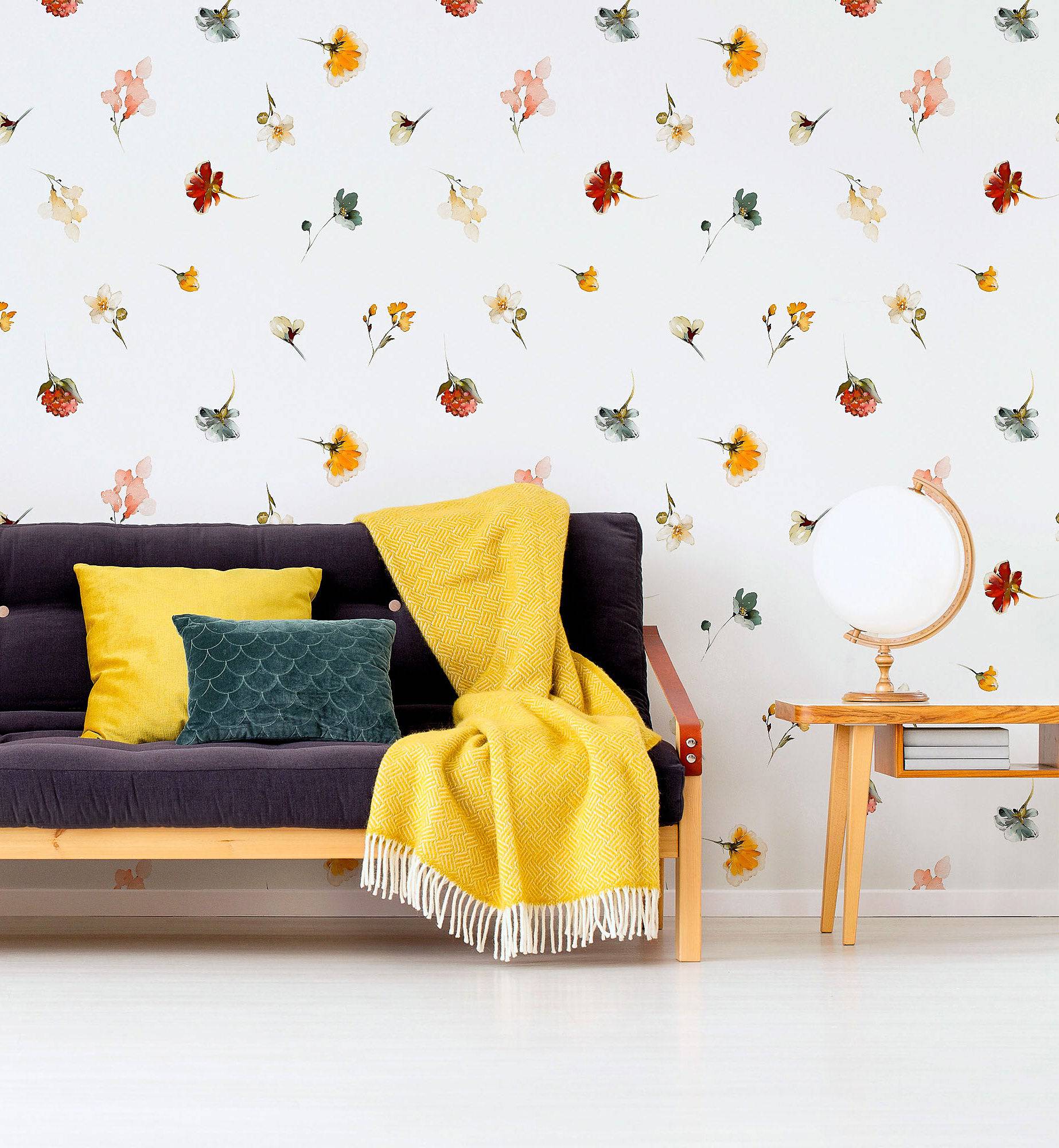 Wildflower Print Wallpaper
