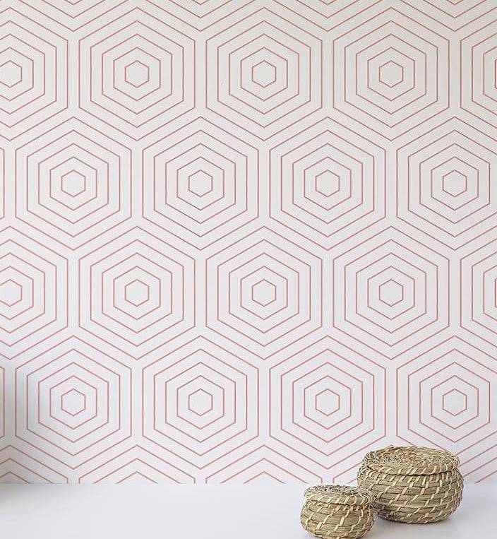 Hexagon Ornament Wallpaper