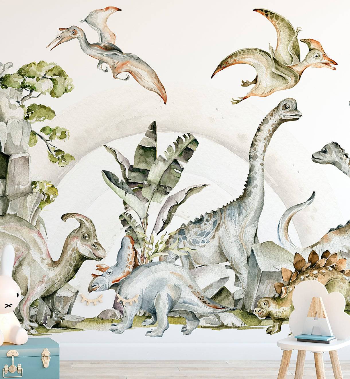 Dinosaurs Border Wallpaper