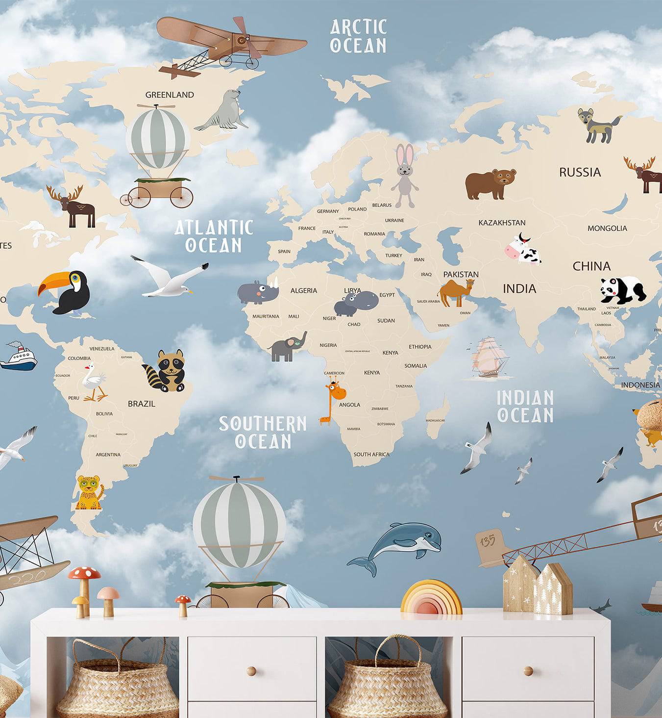 World Map Wallpaper