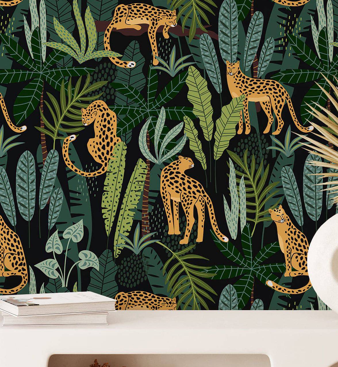 Modern Leopards Wallpaper