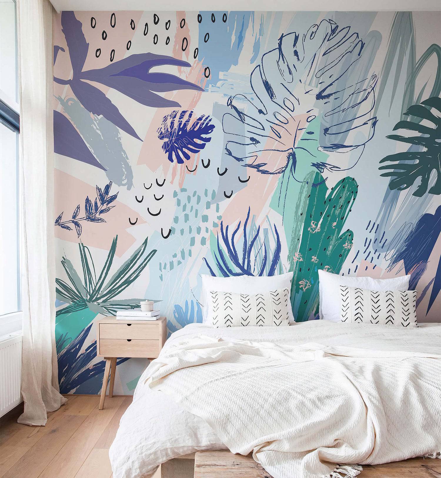 Large Mural  Monstera Wallpaper