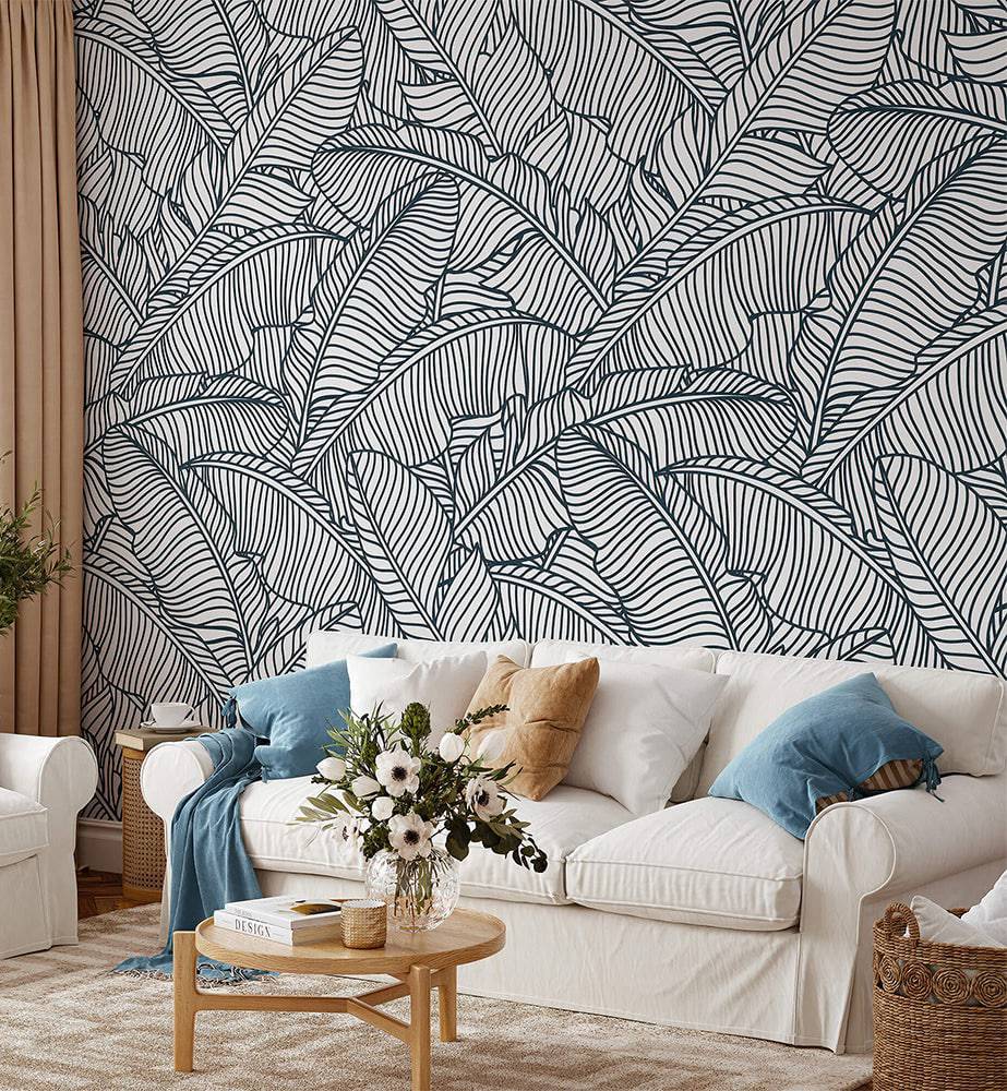 Decorative Leaves Wallpaper