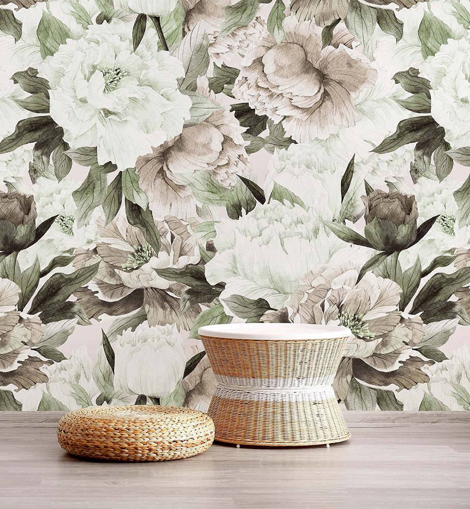 Watercolor Vintage Wallpaper