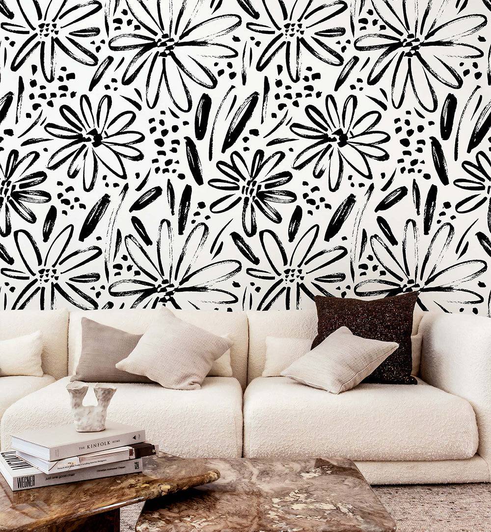 Ink Drawing Herbs Wallpaper