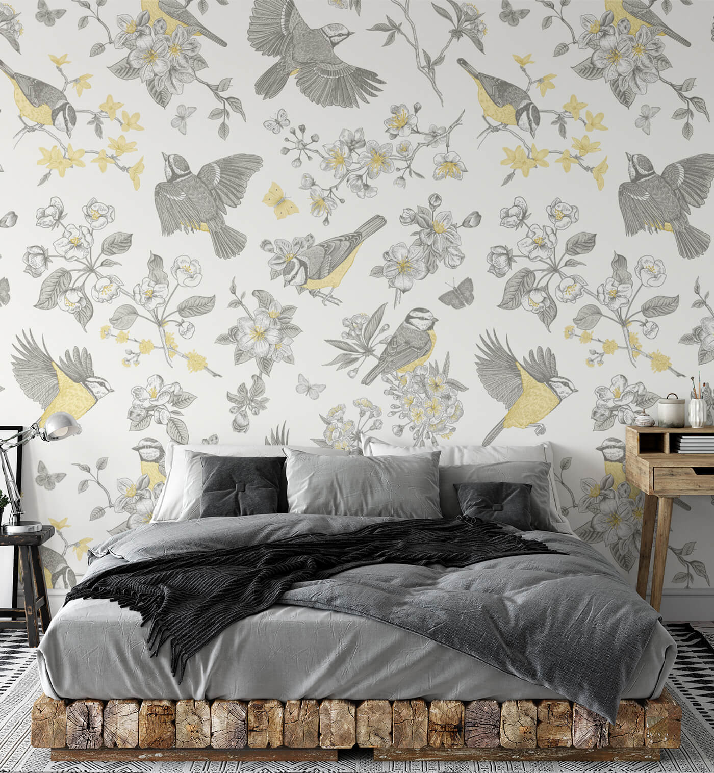 Blossom Birds Wallpaper