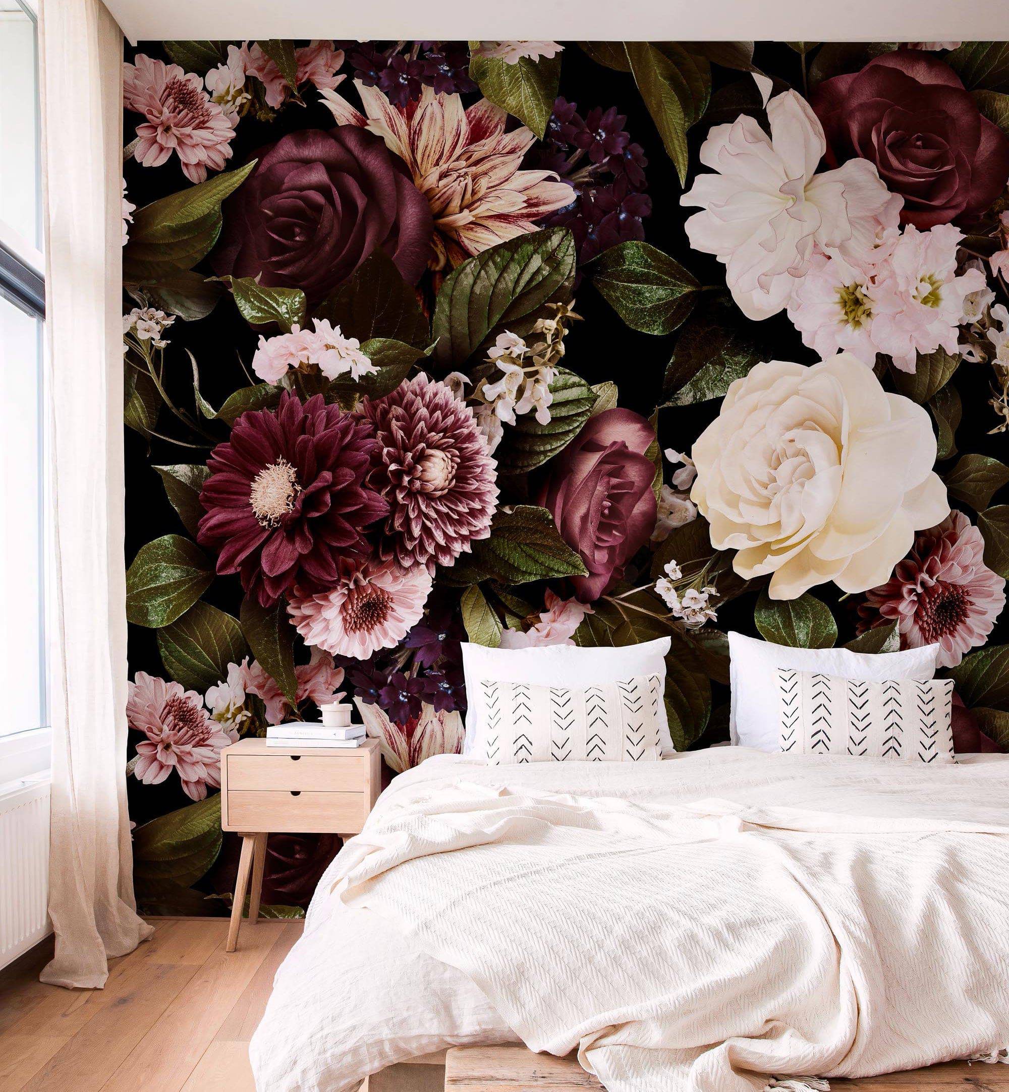 Roses Gardenias Wallpaper